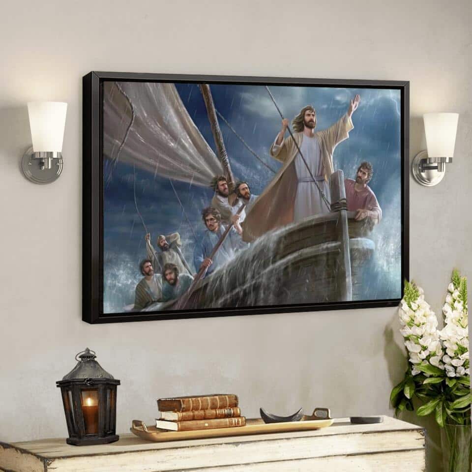 Faith God Jesus Christian Gift Jesus Bible Verse Scripture Canvas Wall Art