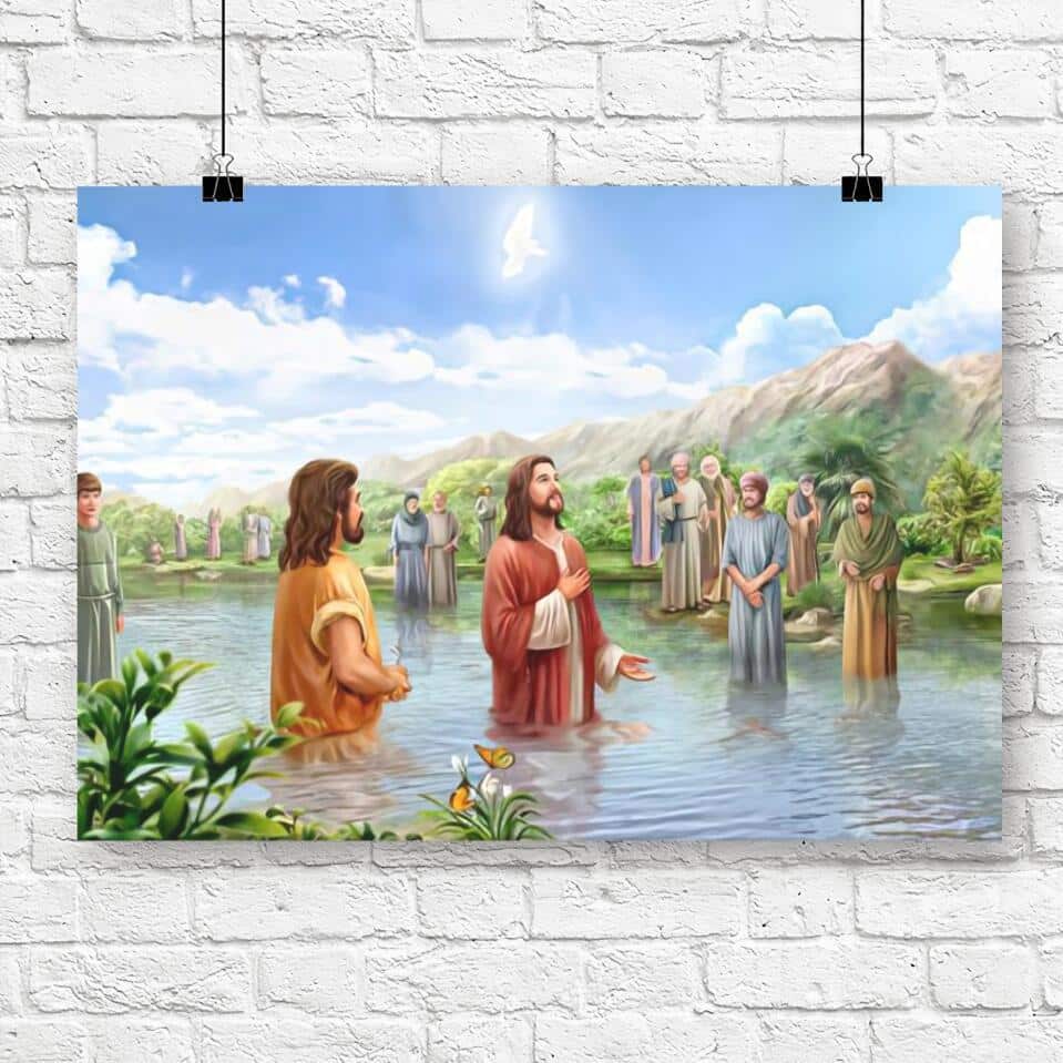 God Jesus Christian Gift Jesus Religious Bible Verse Scripture Canvas Wall Art