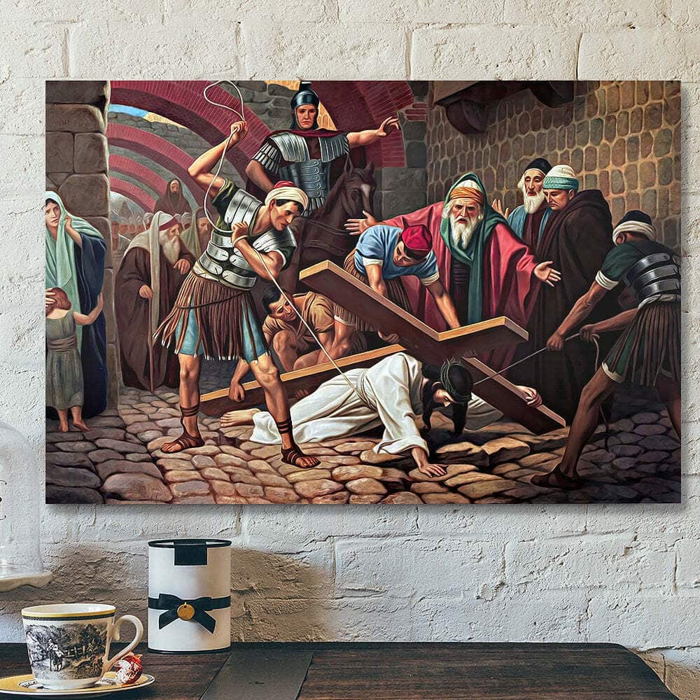 God Religious Faith Jesus Religious Gift For Christian Canvas Wall Art