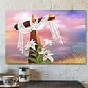 God Cross Jesus Christian Gift Jesus Bible Verse Scripture Canvas Wall Art