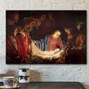 Jesus And The Child Jesus Christian Gift For Christian Canvas Wall Art