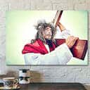 Son Of The God With Religious Jesus Scripture Canvas Wall Art