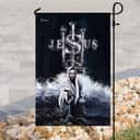 Jesus Saves Us Faith Christian Religious Have Faith Garden Flag