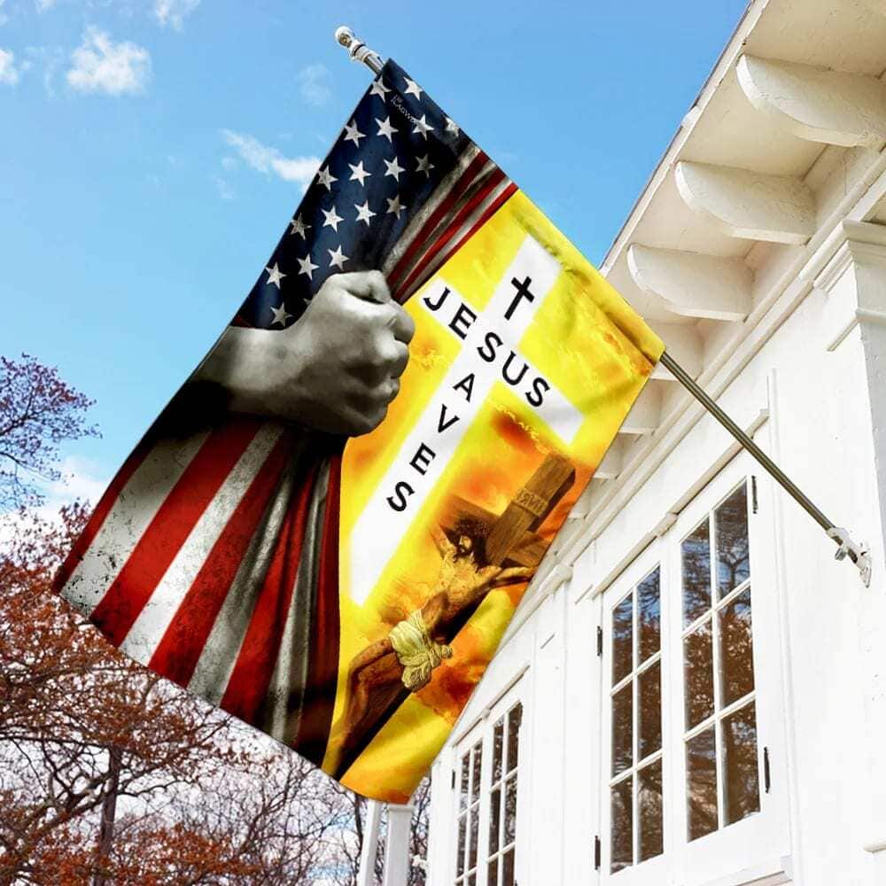 Jesus Saves Christian Religious Christian Garden Flag Jesus Saves Christian Religious Christian Garden Flag