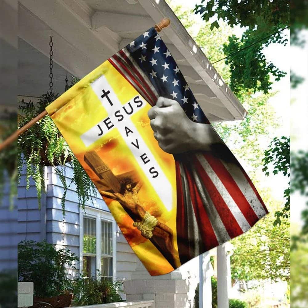 Jesus Saves Christian Religious Christian Garden Flag Jesus Saves Christian Religious Christian Garden Flag