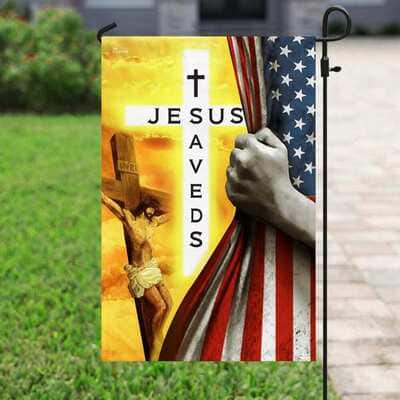 Jesus Saves Christian Religious Christian Garden Flag Jesus Saves Christian Religious Christian Garden Flag