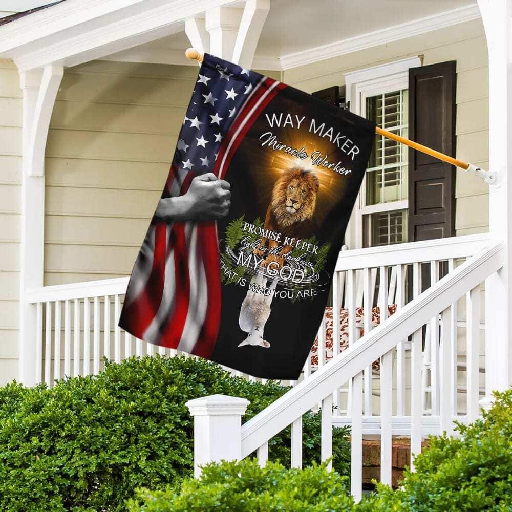 Jesus Way Maker Miracle Worker Promise Keeper Religious Christian Garden Flag Jesus Way Maker Miracle Worker Promise Keeper Religious Christian Garden Flag