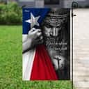 Jesus Christian Texas Religious Christian Garden Flag