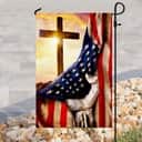 Christian Cross America US Religious Christian Garden Flag Christian Cross America US Religious Christian Garden Flag