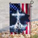 American Religious Jesus Hand Religious Christian Garden Flag