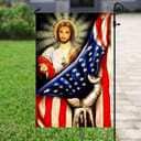 America Nee Religious Christian Jesus Garden Flag America Nee Religious Christian Jesus Garden Flag