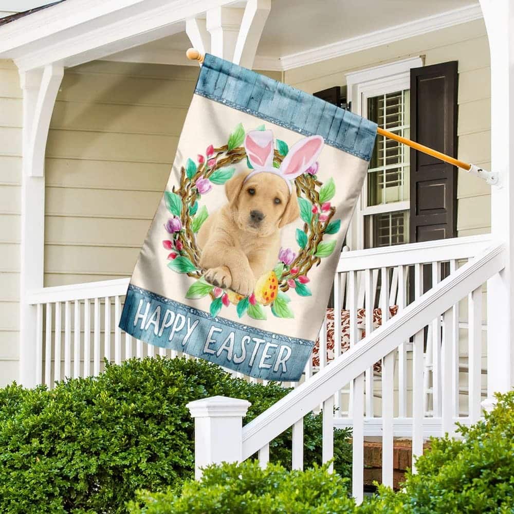 Labrador Retriever Easter Day Religious Happy Easter Gift Garden Flag Labrador Retriever Easter Day Religious Happy Easter Gift Garden Flag
