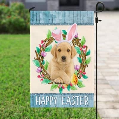 Labrador Retriever Easter Day Religious Happy Easter Gift Garden Flag
