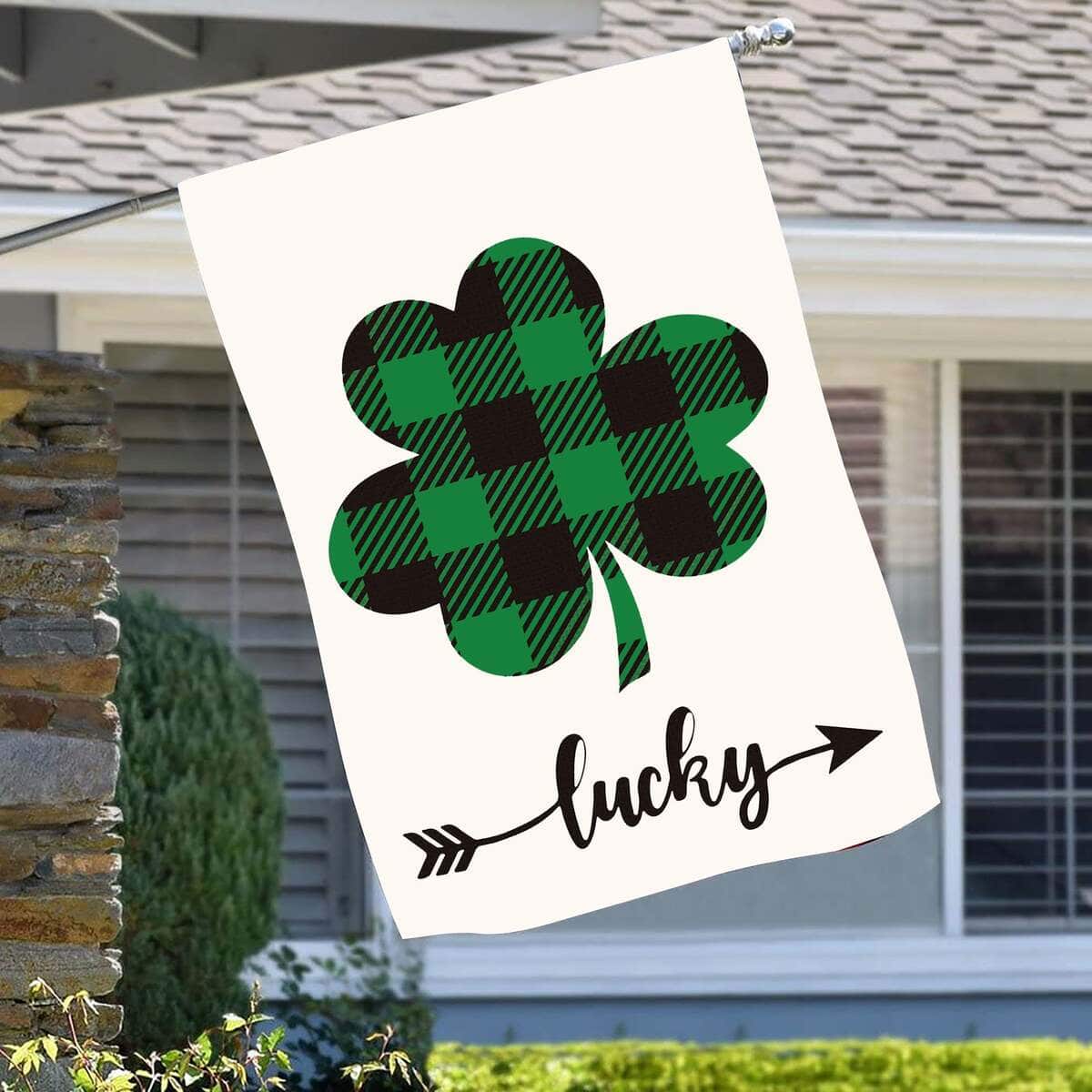 Welcome St Patrick's Day Shamrock Clover Religious St Patrick's Day St Patrick's Day Garden Flag Welcome St Patrick's Day Shamrock Clover Religious St Patrick's Day St Patrick's Day Garden Flag