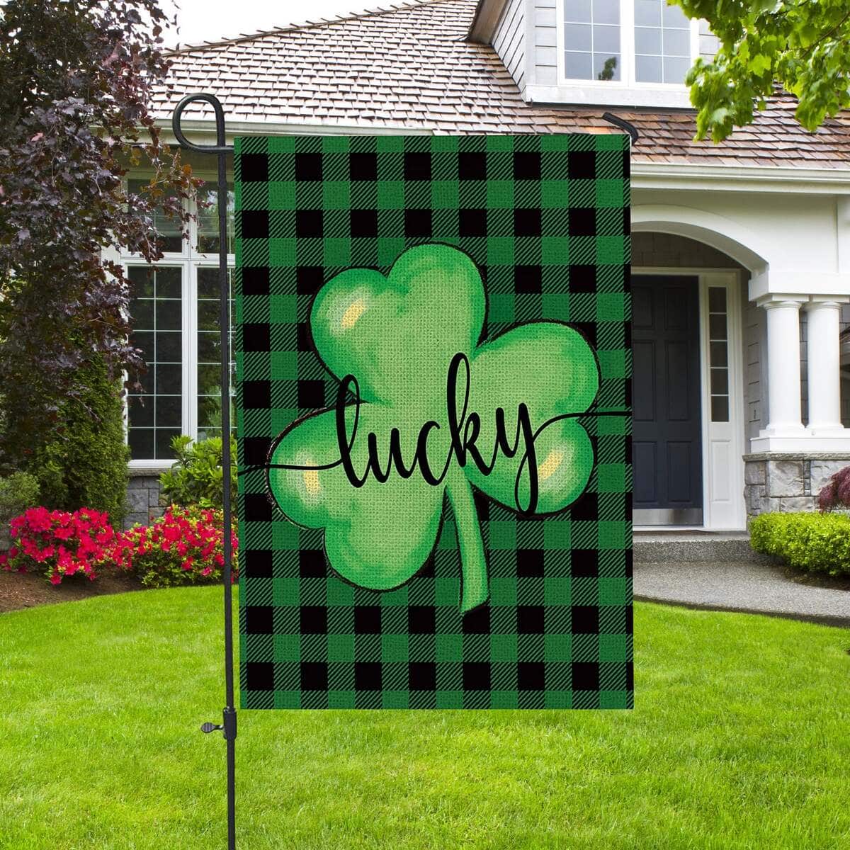 St Patrick's Day Lucky Shamrock Clover Religious St Patrick's Day St Patrick's Day Garden Flag St Patrick's Day Lucky Shamrock Clover Religious St Patrick's Day St Patrick's Day Garden Flag