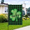 St Patrick's Day Lucky Shamrock Clover Religious St Patrick's Day St Patrick's Day Garden Flag St Patrick's Day Lucky Shamrock Clover Religious St Patrick's Day St Patrick's Day Garden Flag
