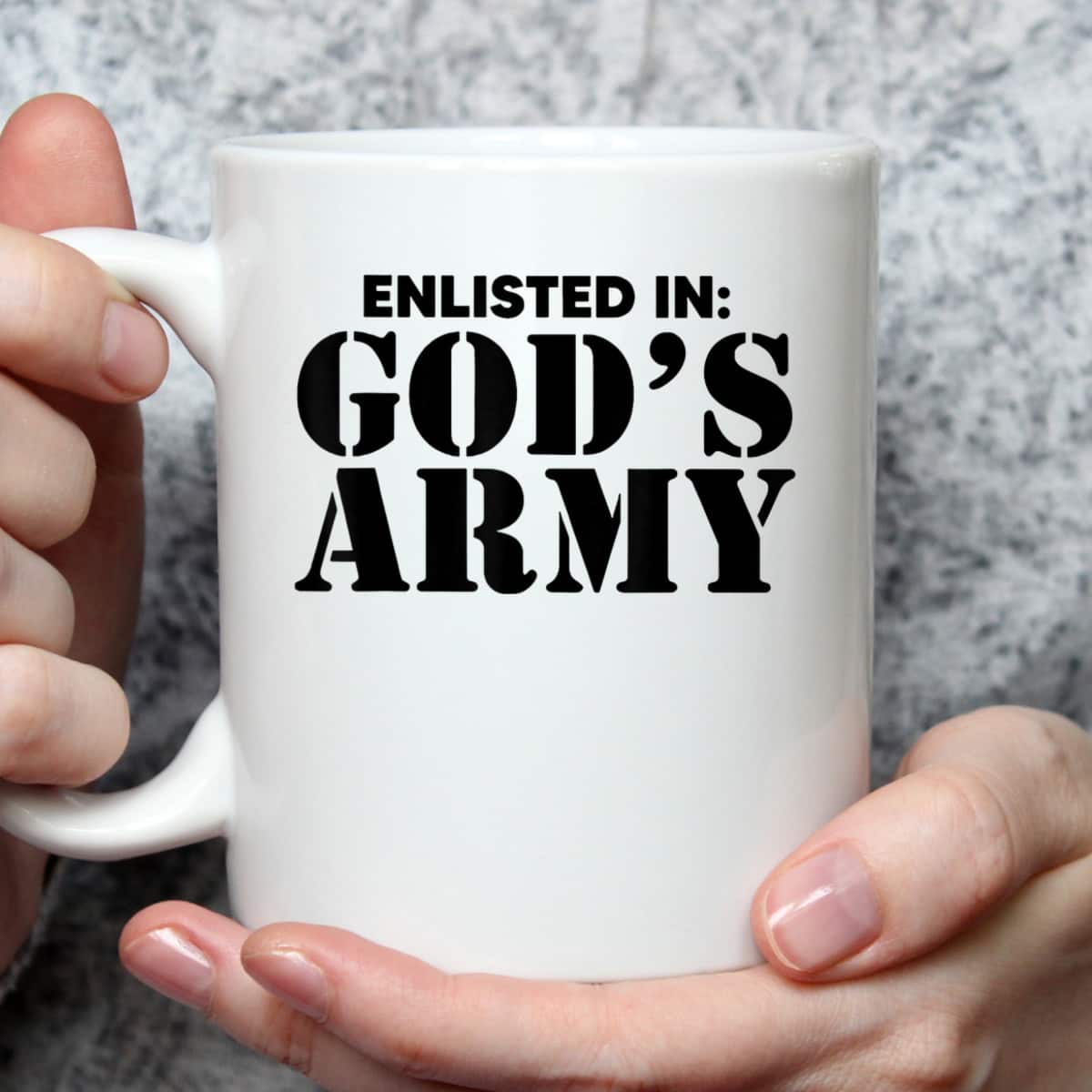 Enlisted In God's Army Religious Faith Christian T-Shirt