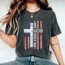 One Nation Under God Christian Worship USA Cross Flag T-Shirt One Nation Under God Christian Worship USA Cross Flag T-Shirt