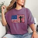 Vintage Distressed USA American Flag Cross Christian Faith 4th Of July T-Shirt Vintage Distressed USA American Flag Cross Christian Faith 4th Of July T-Shirt