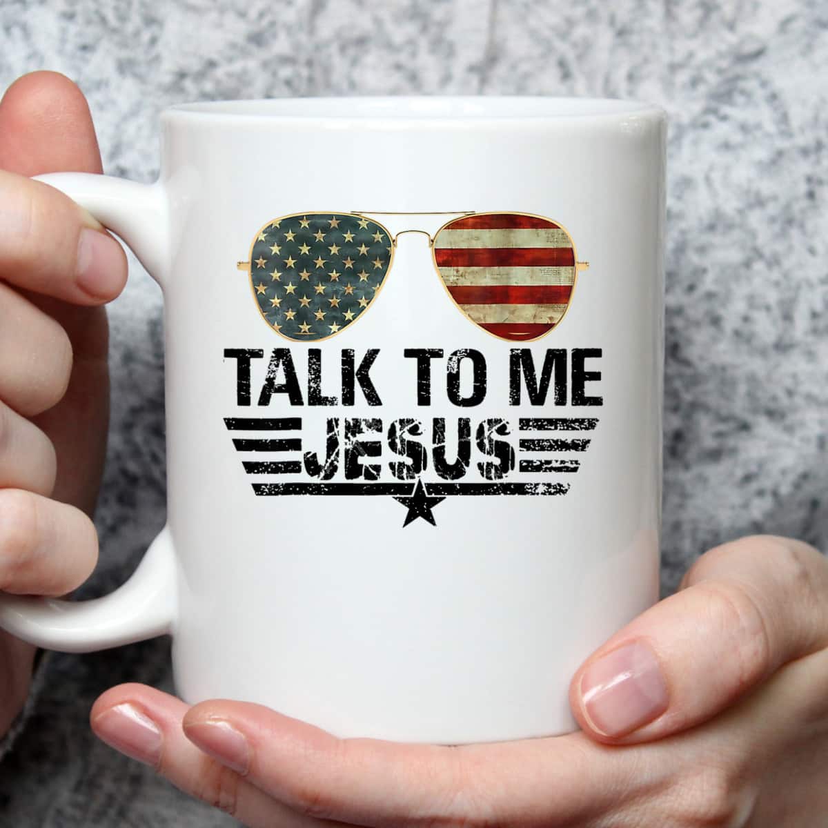 Talk To Me Jesus US Flag Christian 4th Of July T-Shirt Talk To Me Jesus US Flag Christian 4th Of July T-Shirt