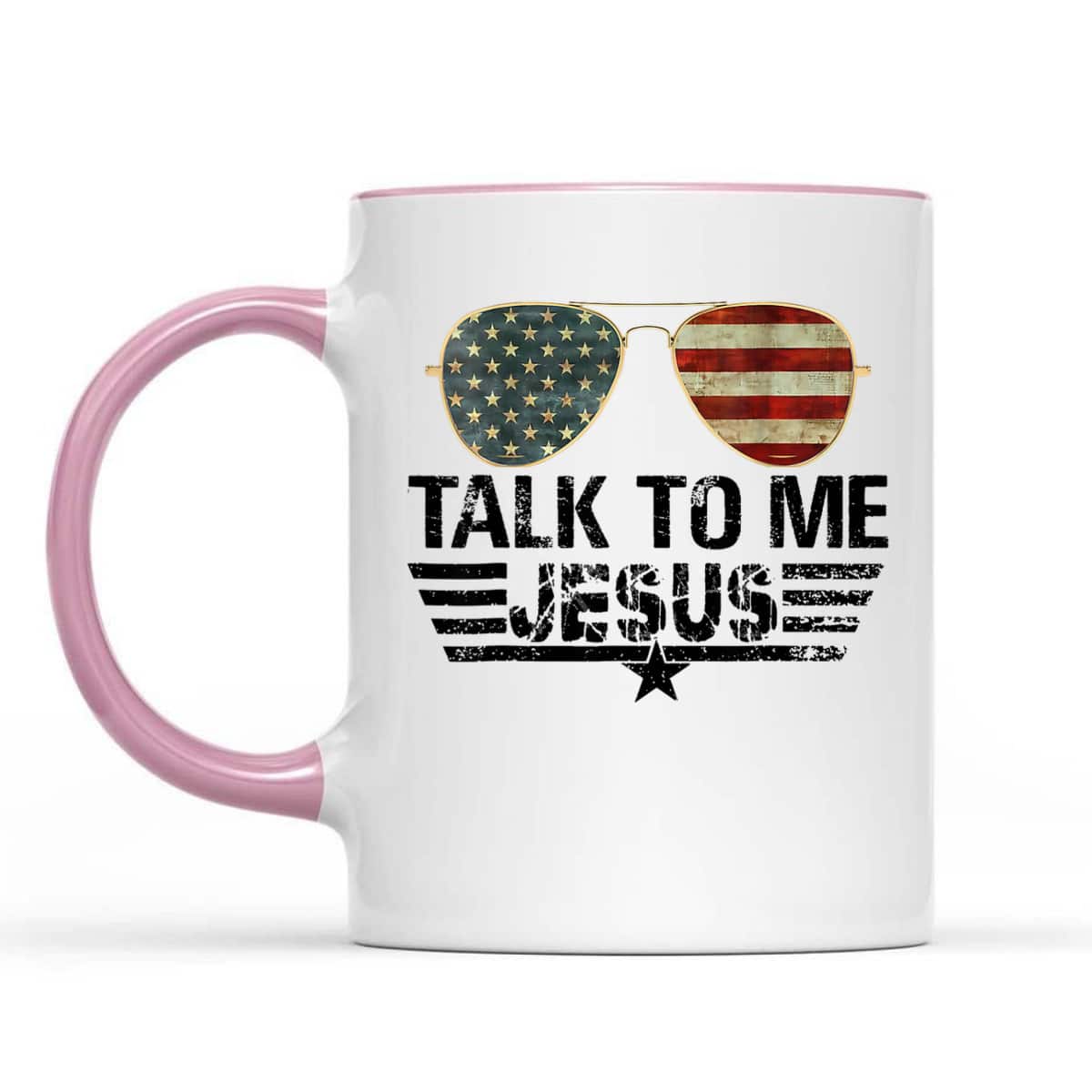 Talk To Me Jesus US Flag Christian 4th Of July T-Shirt Talk To Me Jesus US Flag Christian 4th Of July T-Shirt