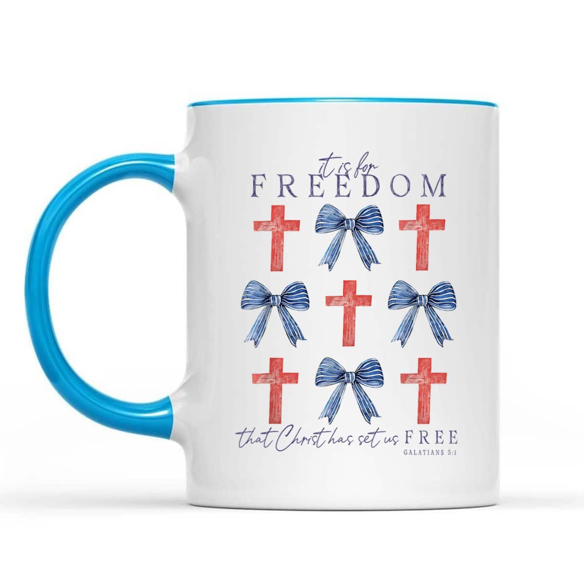 Coquette Bow 4th Of July Independence Day Christian Cross T-Shirt Coquette Bow 4th Of July Independence Day Christian Cross T-Shirt