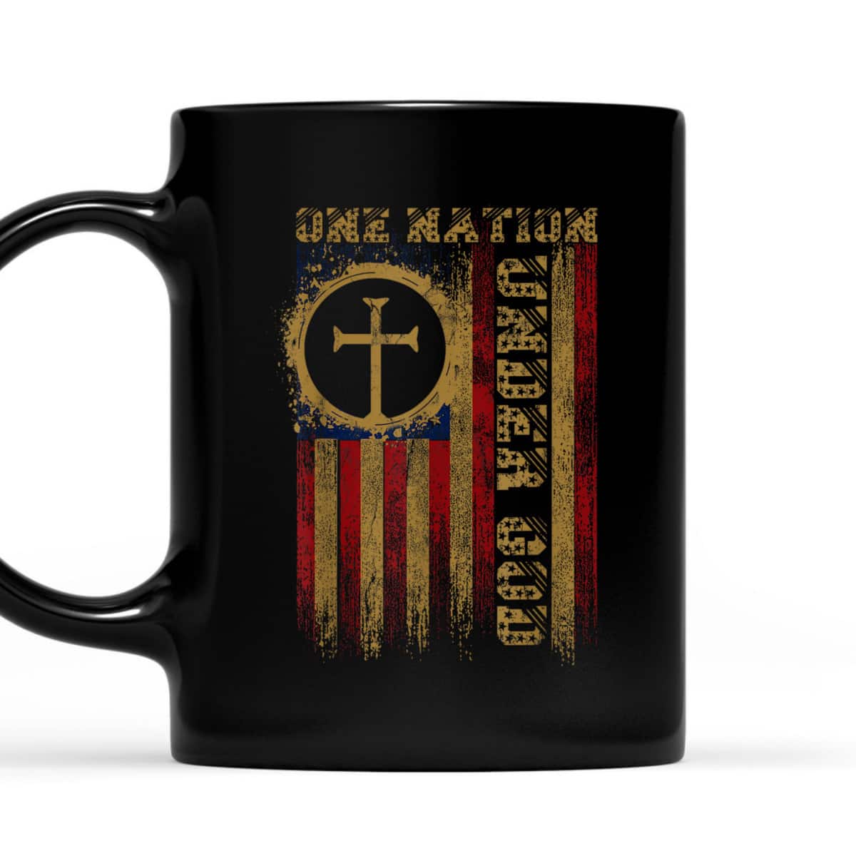 One Nation Under God USA Flag Christian Faith Family Freedom 4th Of July T-Shirt One Nation Under God USA Flag Christian Faith Family Freedom 4th Of July T-Shirt