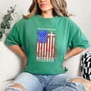 Blessed One Nation Under God Christian Patriotic US Flag T-Shirt Blessed One Nation Under God Christian Patriotic US Flag T-Shirt
