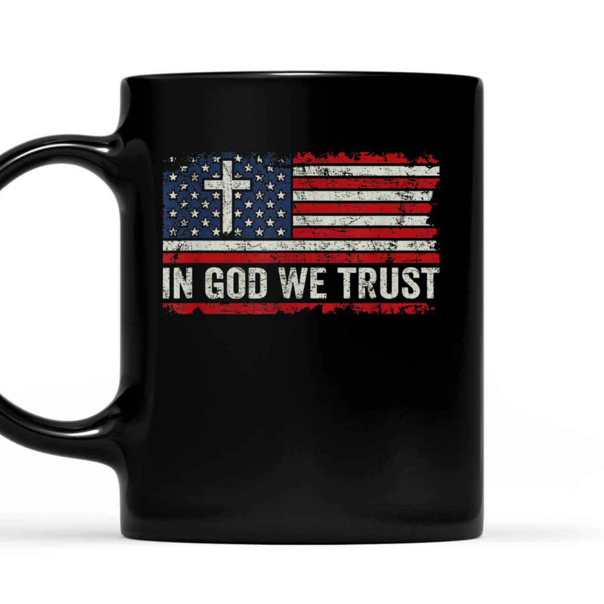 In God We Trust Vintage USA Flag Cross Patriotic Christian 4th Of July T-Shirt In God We Trust Vintage USA Flag Cross Patriotic Christian 4th Of July T-Shirt