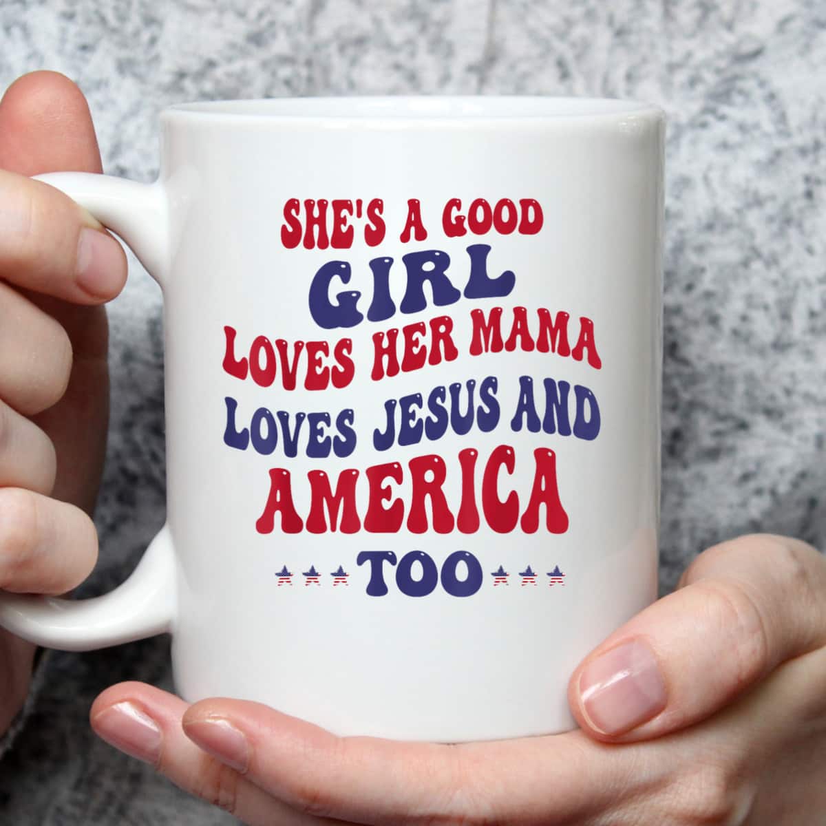 She's A Good Girl Loves Her Mama Loves Jesus And America Too Christian 4th Of July T-Shirt She's A Good Girl Loves Her Mama Loves Jesus And America Too Christian 4th Of July T-Shirt