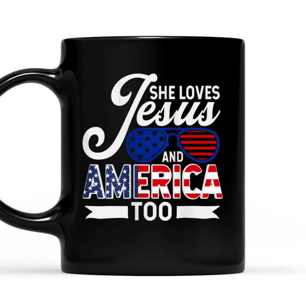 4th Of July Christian She Loves Jesus And America Too T-Shirt 4th Of July Christian She Loves Jesus And America Too T-Shirt