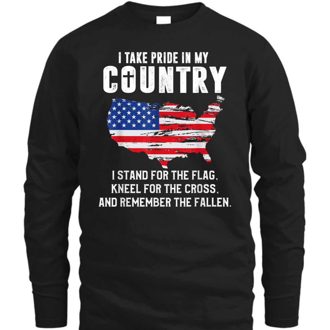 I Stand For The Flag And Kneel For The Cross Religious Veteran Memorial Day T-Shirt I Stand For The Flag And Kneel For The Cross Religious Veteran Memorial Day T-Shirt
