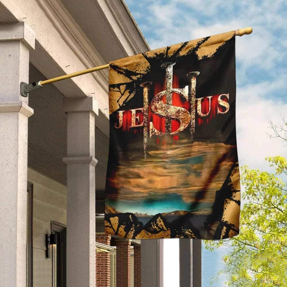 Jesus Christ Christian Garden Flag Faith Gift For Christians Jesus Christ Christian Garden Flag Faith Gift For Christians