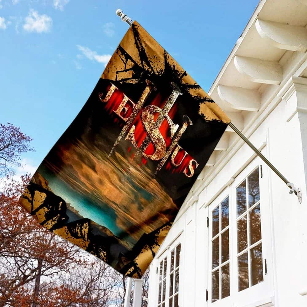 Jesus Christ Christian Garden Flag Faith Gift For Christians Jesus Christ Christian Garden Flag Faith Gift For Christians