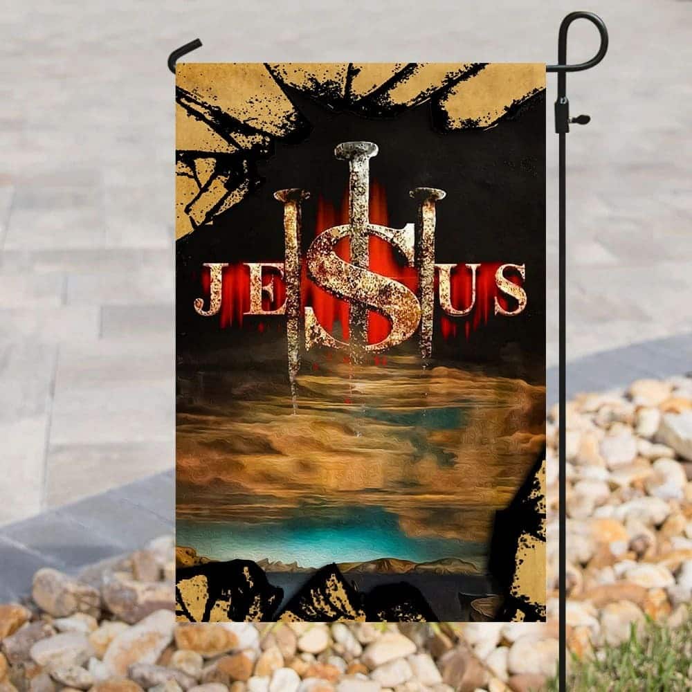 Jesus Christ Christian Garden Flag Faith Gift For Christians Jesus Christ Christian Garden Flag Faith Gift For Christians