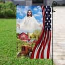 Jesus Christian Farm American US Christian Garden Flag Jesus Christian Farm American US Christian Garden Flag
