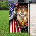 Jesus Christ Be Still & Know That I Am God Christian Garden Flag