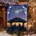 Christian Nativity Way Maker Miracle Worker My God That Is Who You Are Christian Garden Flag