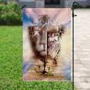 Fear Not For I Am With You Jesus Christian Lion Christian Garden Flag