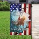Hand Of God Jesus Is My Savior American US Christian Garden Flag