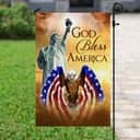 God Bless America Jesus US Christian Garden Flag