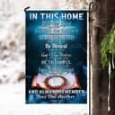 In This Home Love The Lord Jesus Christian Cross Christian Garden Flag In This Home Love The Lord Jesus Christian Cross Christian Garden Flag