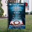 In This Home Love The Lord Jesus Christian Cross Christian Garden Flag
