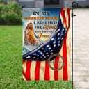 In My Darkest Hour I Found Jesus Christian Have Faith US Flag Garden Flag