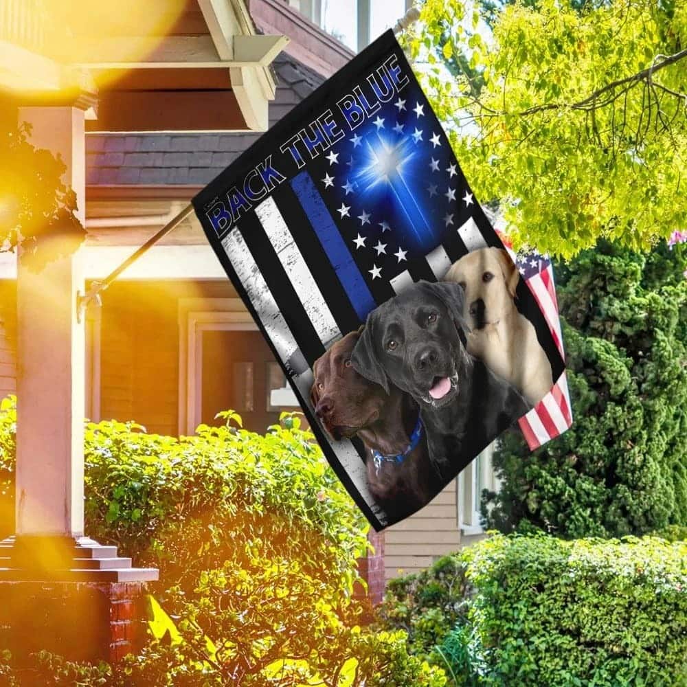 Beagle Back The Blue Christian Cross Christian Garden Flag Beagle Back The Blue Christian Cross Christian Garden Flag