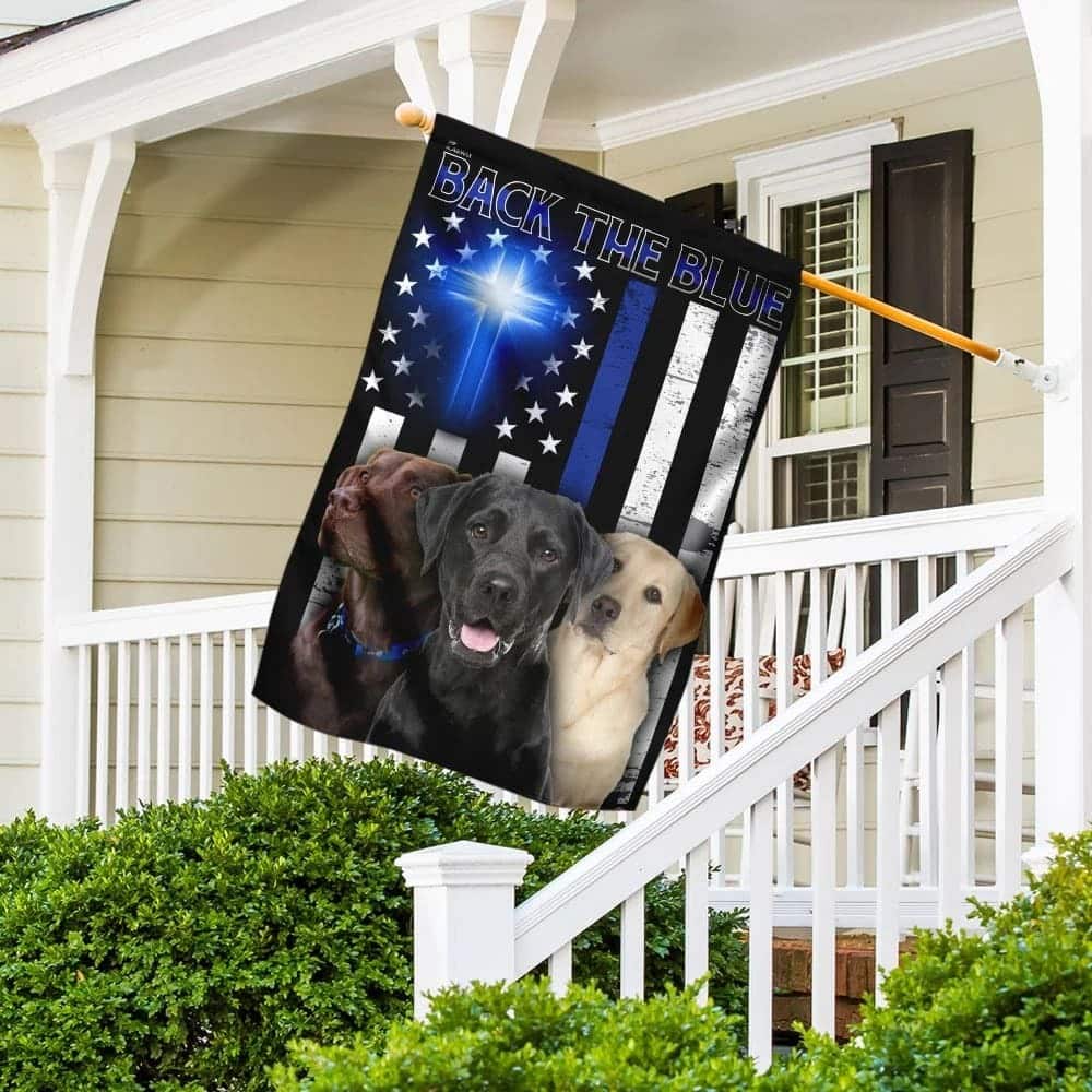 Beagle Back The Blue Christian Cross Christian Garden Flag Beagle Back The Blue Christian Cross Christian Garden Flag