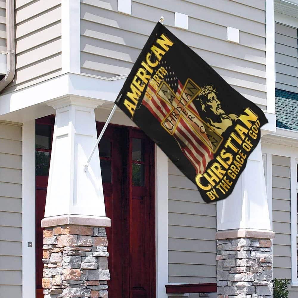 American By Birth Christian By The Grace Of God Garden Outdoor Christian Religious Flags Garden Flag American By Birth Christian By The Grace Of God Garden Outdoor Christian Religious Flags Garden Flag