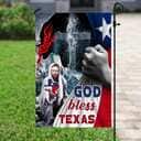Jesus Saves God Bless Texas Christian Religious Garden Flag Jesus Saves God Bless Texas Christian Religious Garden Flag
