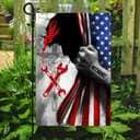 Proud Mechanic Jesus Christ Christian Religious Garden Flag Proud Mechanic Jesus Christ Christian Religious Garden Flag