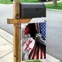 Proud Mechanic Jesus Christ Christian Religious Garden Flag